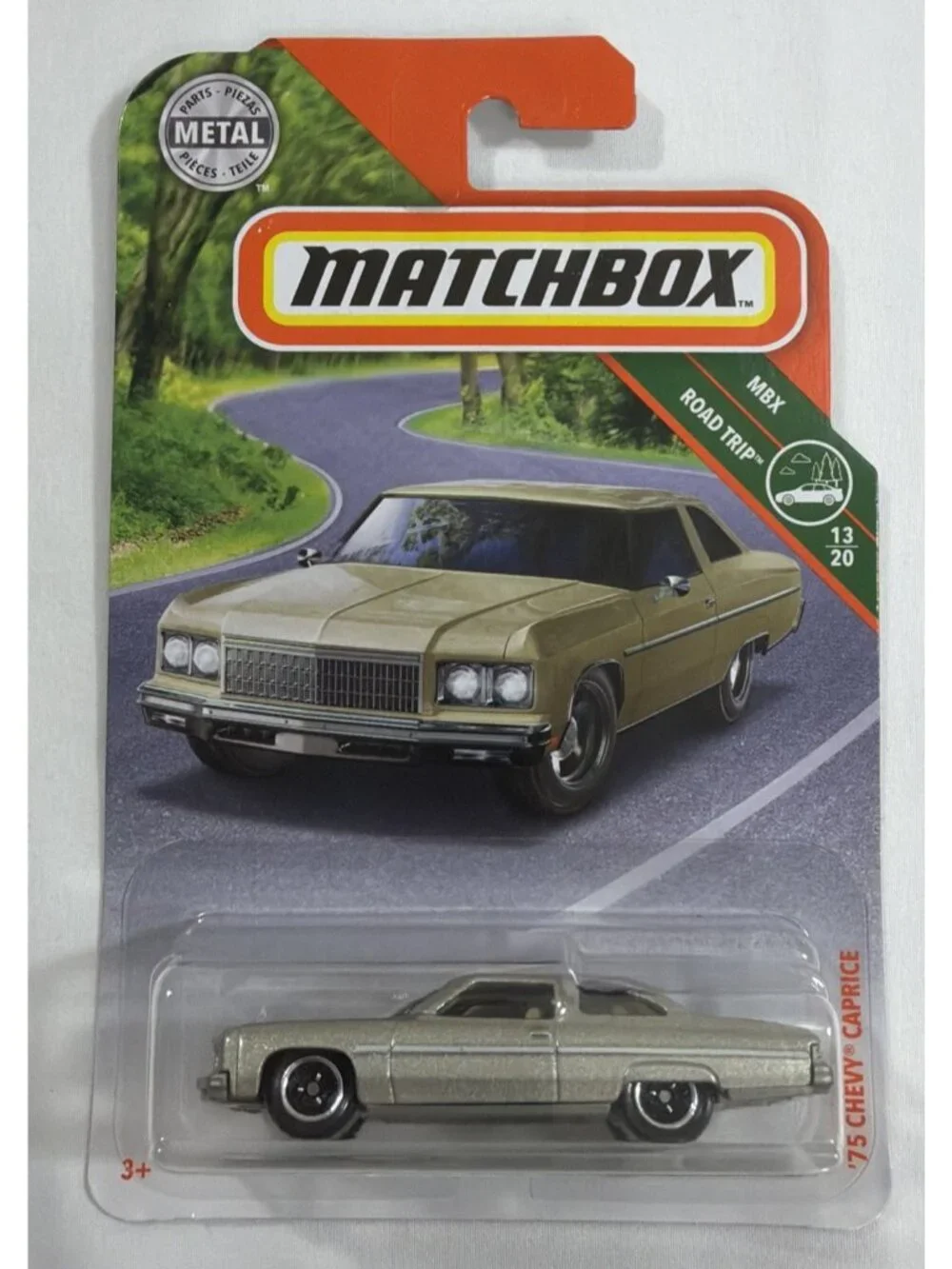 Matchbox Champagne Gold '75 Chevy Caprice MBX Road Trip